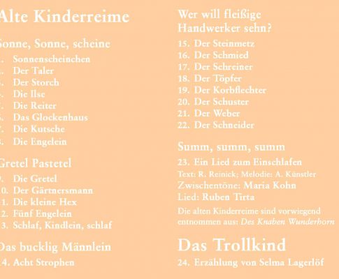 Alte Kinderreime/Das Trollkind
