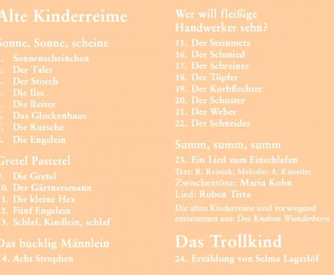 Alte Kinderreime/Das Trollkind